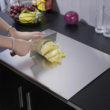 Stainless Steel Non-Magnetic Cutting Board Large Size 16inch length