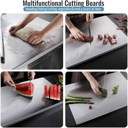 Stainless Steel Non-Magnetic Cutting Board Large Size 16inch length